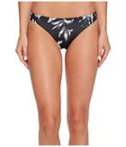 Roxy - Printed Strappy Love Surfer Bikini Bottom