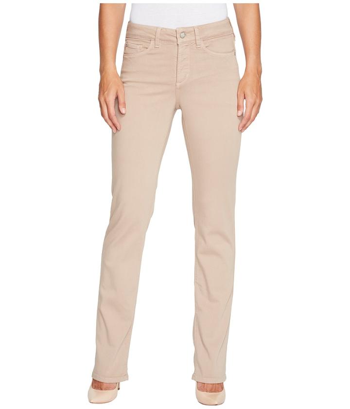 Nydj - Marilyn Straight Jeans In Luxury Touch Denim In Pale Oak