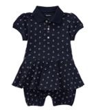 Ralph Lauren Baby - Anchor Peplum Polo Romper