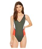 Tommy Hilfiger - Nomad Color Block V-neck One-piece