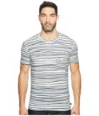 7 For All Mankind - Short Sleeve Abstract Stripe Tee