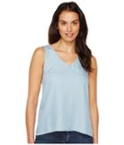 Two By Vince Camuto - Sleeveless Tencel Splitback V-neck Tank Top