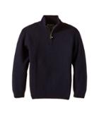 Oscar De La Renta Childrenswear - Merino 1/2 Zip Sweater