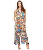 Nicole Miller - La Plage By Nicole Miller Eric Pompom Beach Playsuit