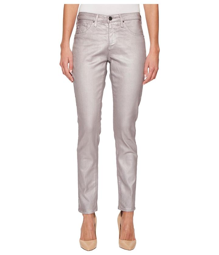 Ag Adriano Goldschmied - Legging Ankle In Metalized Powder Pink