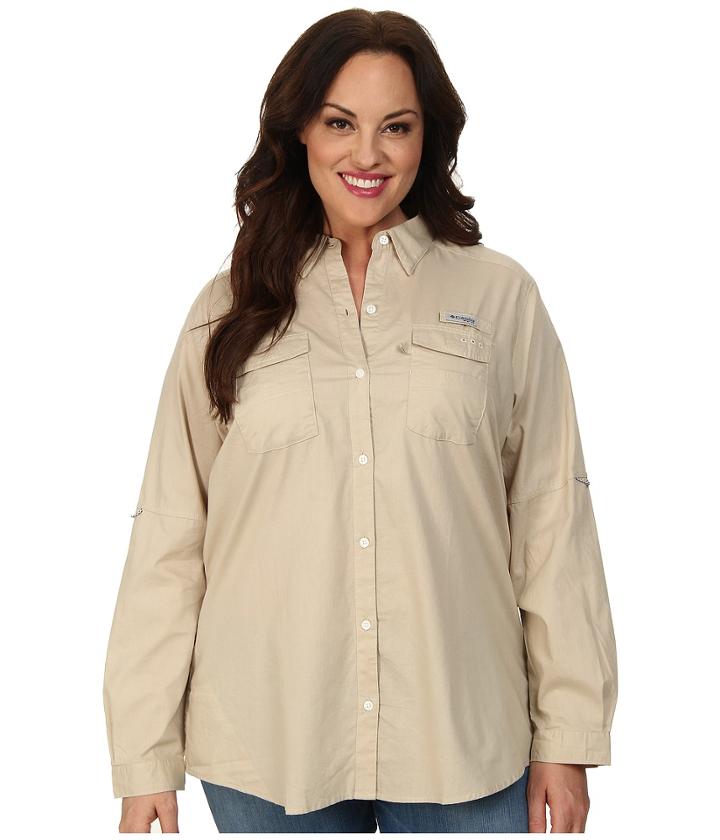 Columbia Plus Size Bonehead Ii L/s Shirt
