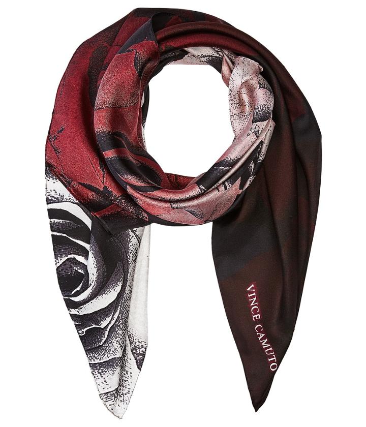 Vince Camuto - Dipped Roses Square Scarf