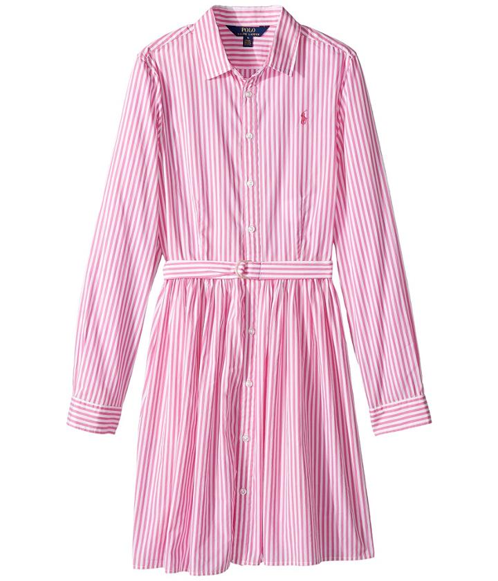 Polo Ralph Lauren Kids - Striped Cotton Shirtdress