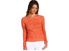 Patterson J Kincaid - Susana Open Back Sweater (Canyon Sunset/Poppy Red) - Apparel