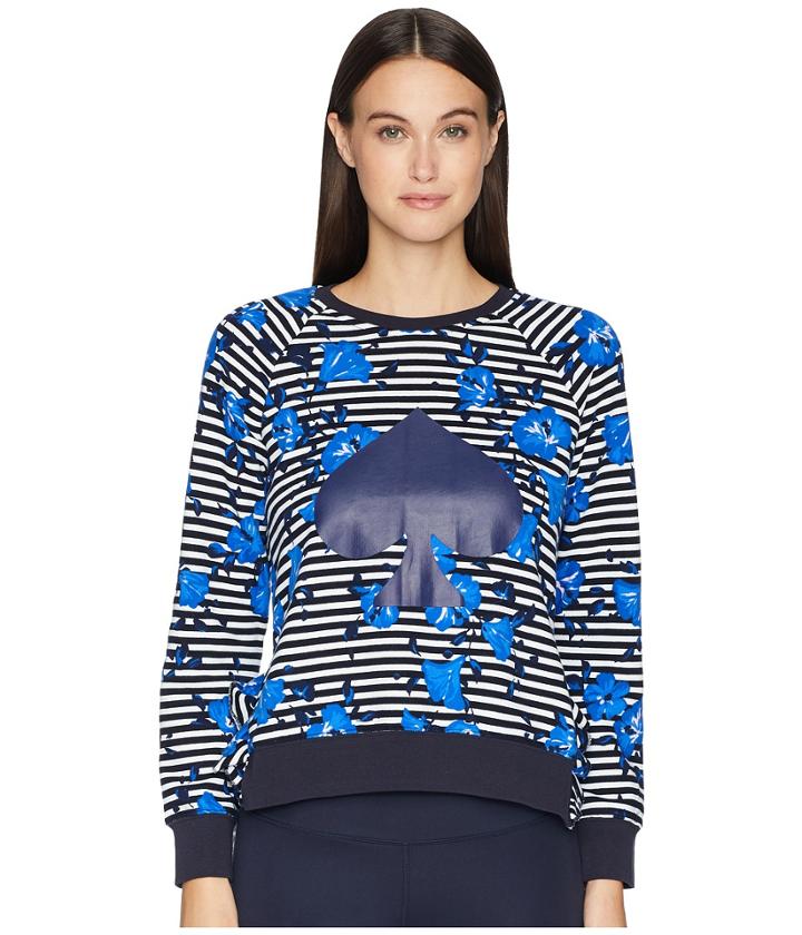 Kate Spade New York Athleisure - Hibiscus Stripe Pullover