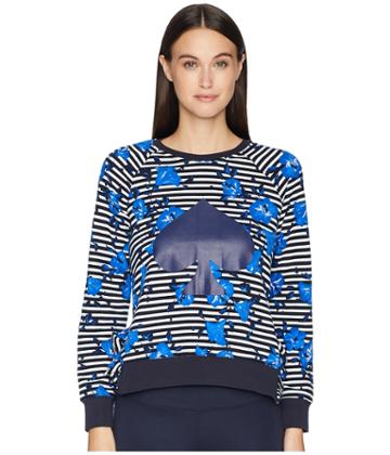 Kate Spade New York Athleisure - Hibiscus Stripe Pullover