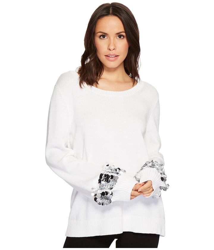 Michael Michael Kors - Sequin Cuff Sweater
