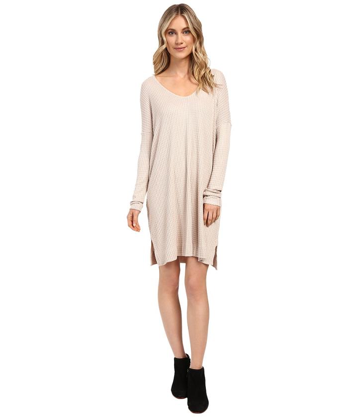 Culture Phit - Charlie Long Sleeve Waffle Dress