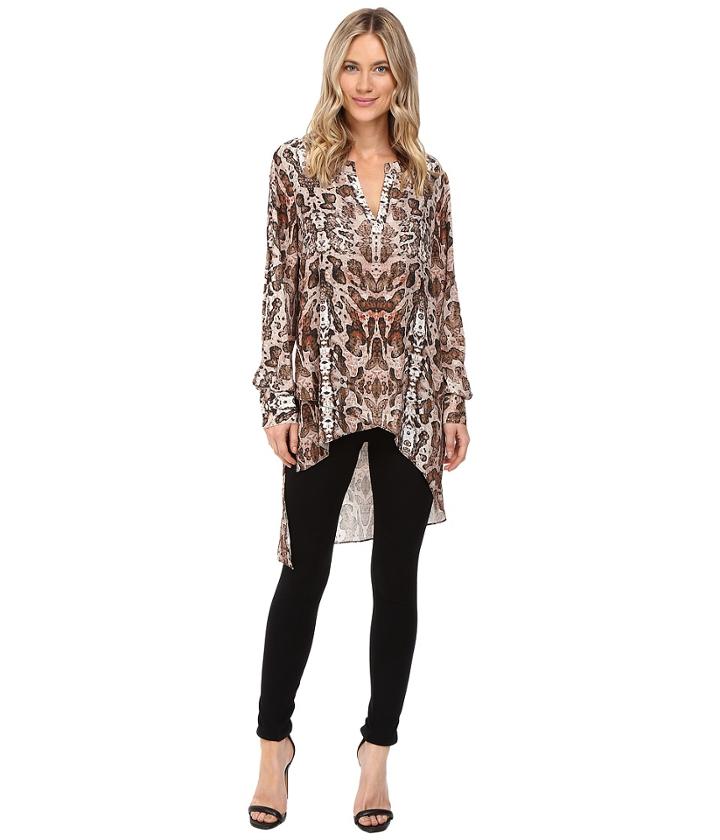 Catherine Catherine Malandrino - Long Sleeve V-neck Blouse