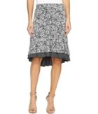 Mod-o-doc - Wildflower Burnout Double Layer Skirt