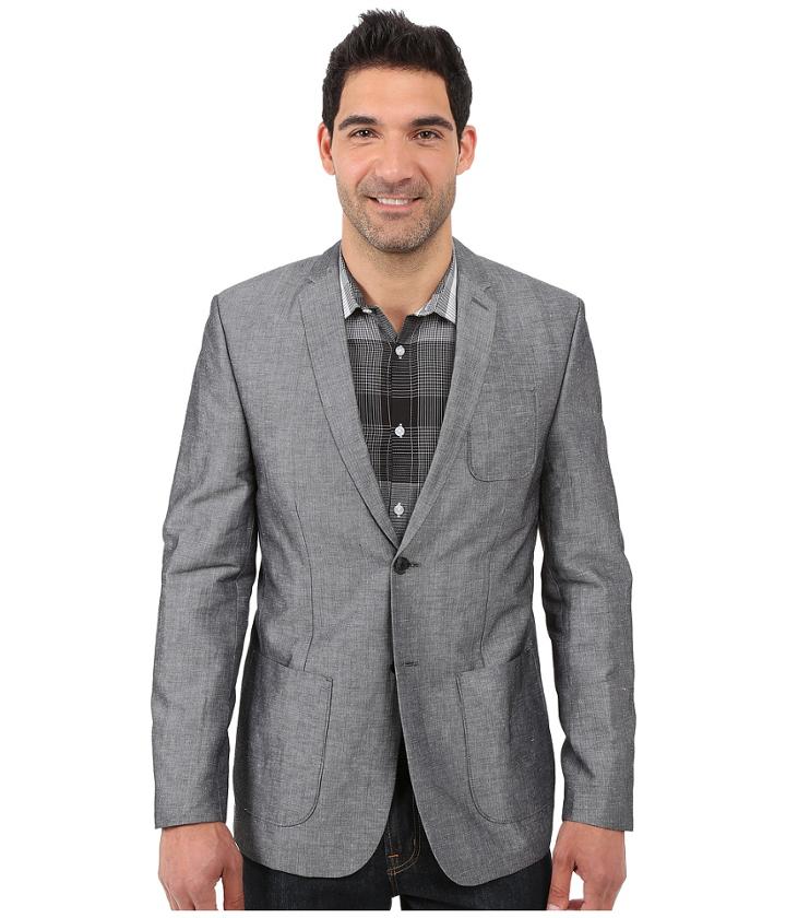 Calvin Klein - Linen Herringbone Hopsack Jacket