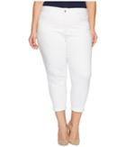 Nydj Plus Size - Plus Size Alina Convertible Ankle In Optic White