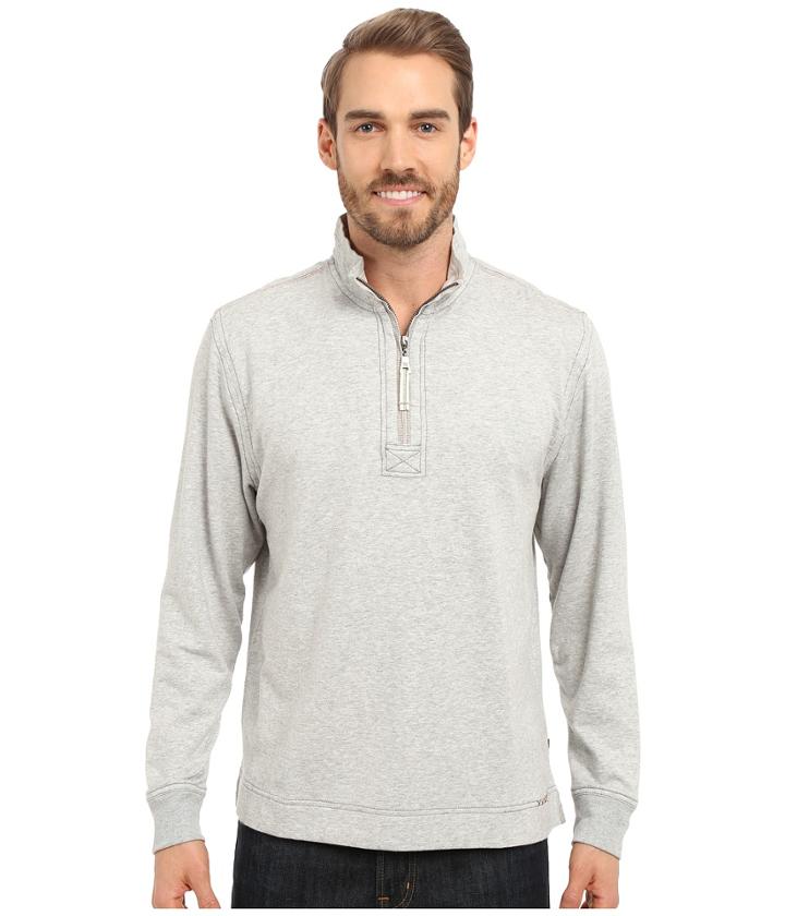 True Grit - Cashmere Heather Fleece 1/2 Zip Pullover