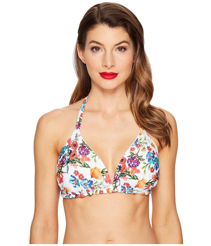 Unique Vintage - Rosalyn Triangle Bikini Top