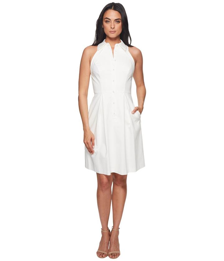 Adrianna Papell - Button Up Halter Dress