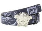 Versace Kids - Printed Belt With Medusa Buckle