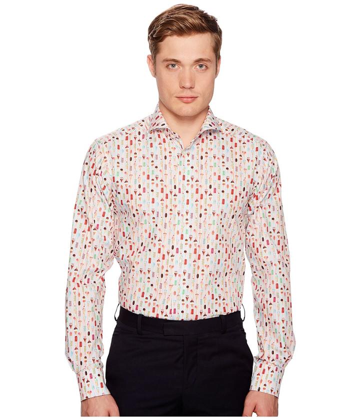Eton - Contemporary Fit Ice Cream Shirt