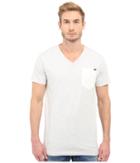 G-star - Riban Short Sleeve V-neck Pocket Tee In Premium Compact Jersey