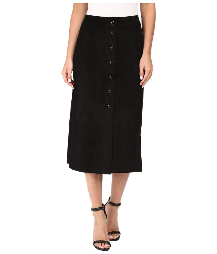 Catherine Catherine Malandrino - Button Front Midi Skirt