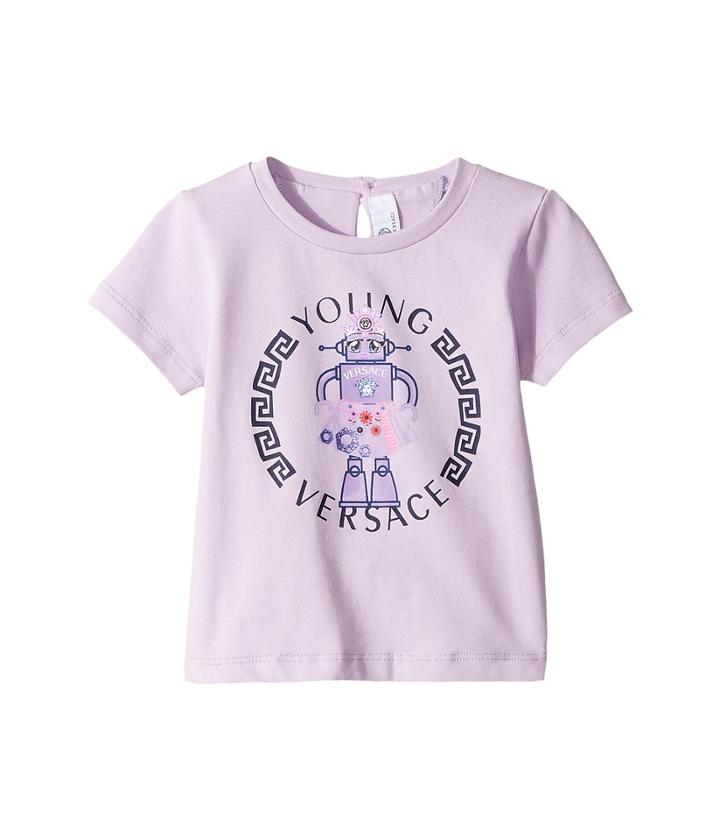 Versace Kids - Short Sleeve Robot Logo T-shirt