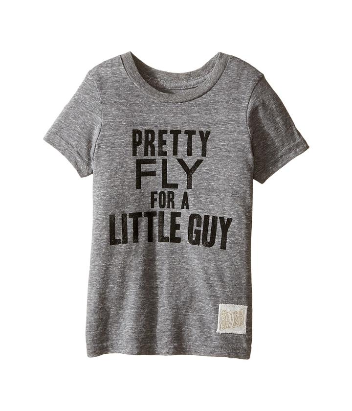 The Original Retro Brand Kids - Pretty Fly For A Little Guy Short Sleeve Tri-blend Tee