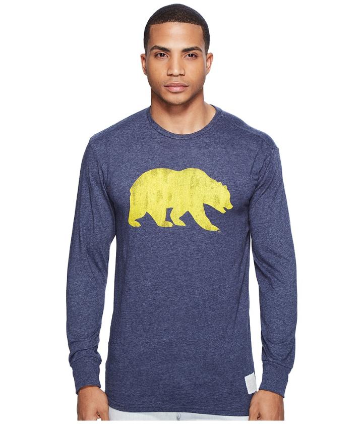 The Original Retro Brand - Cal Bear Long Sleeve Tri-blend Tee