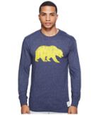The Original Retro Brand - Cal Bear Long Sleeve Tri-blend Tee