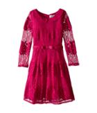 Us Angels - Lace 3/4 Sleeve Peter Pan Collar Dress
