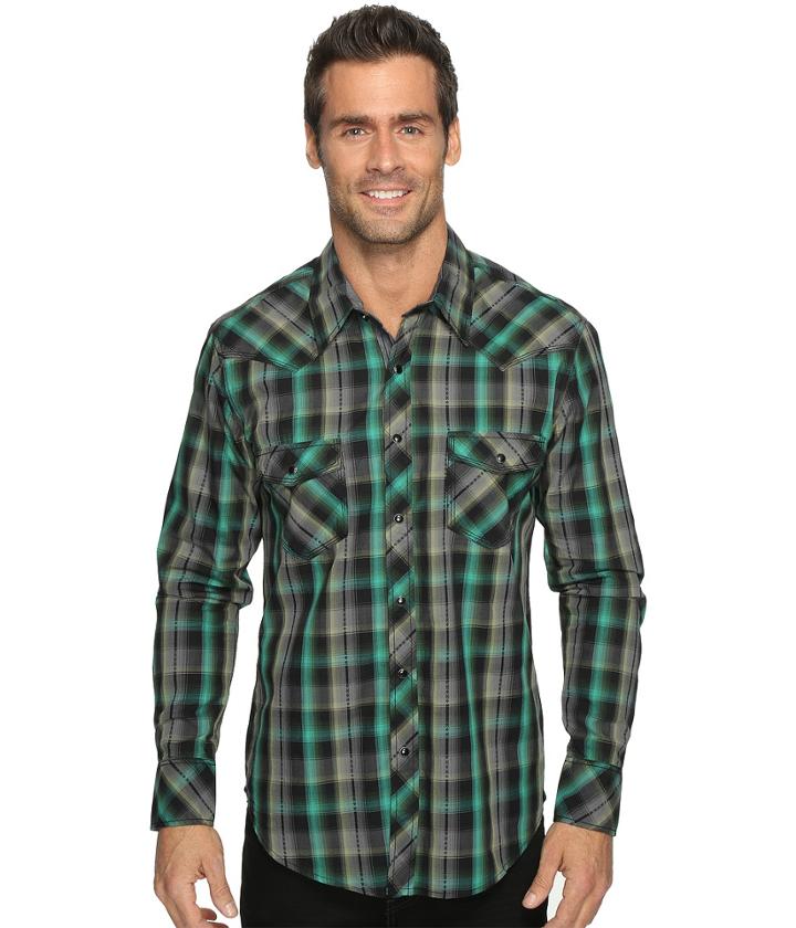 Rock And Roll Cowboy - Long Sleeve Snap B2s9065