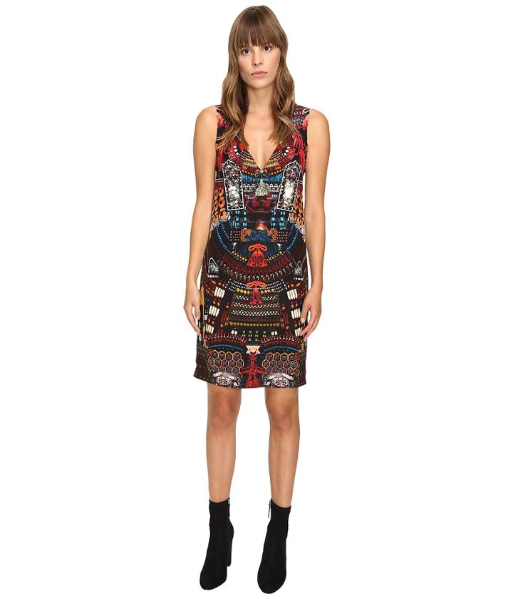 Dsquared2 - Samurai Printed V-neck Dress