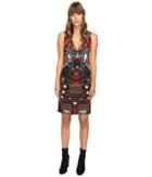 Dsquared2 - Samurai Printed V-neck Dress