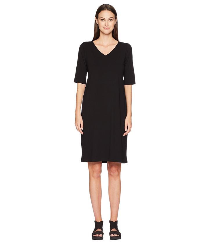 Eileen Fisher - V-neck Shift Dress
