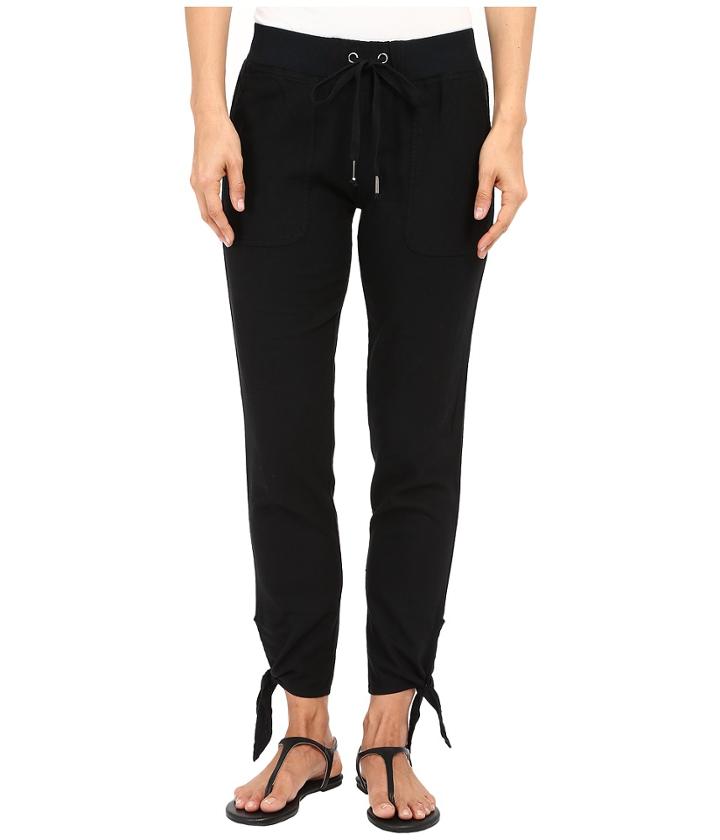 Mod-o-doc - Linen Rayon Ankle Tie Pull-on Pants