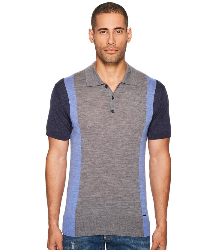 Dsquared2 - Color Block Polo Sweater