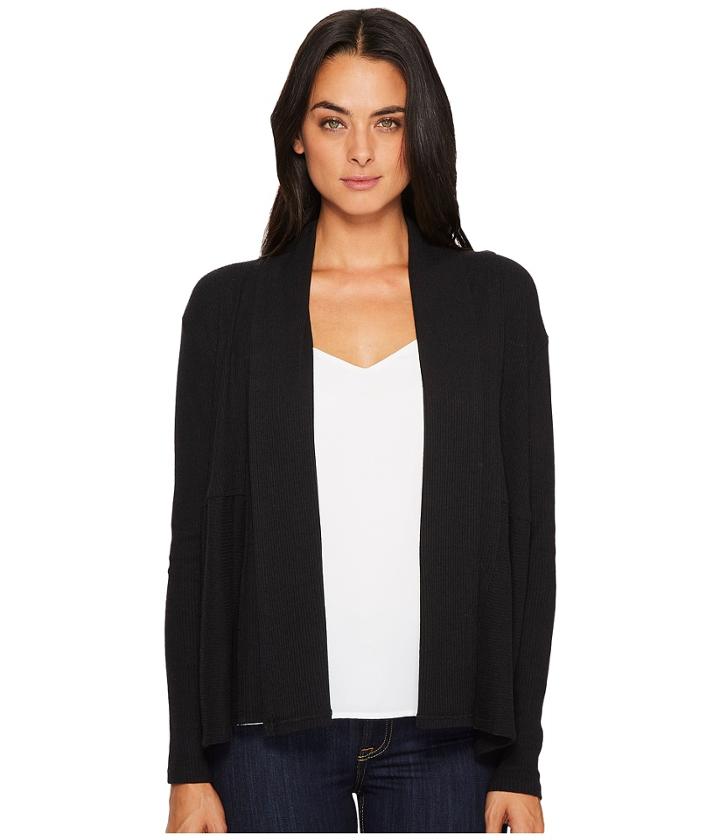 Michael Stars - Super Soft Madison Rib Open Front Long Sleeve Cardigan