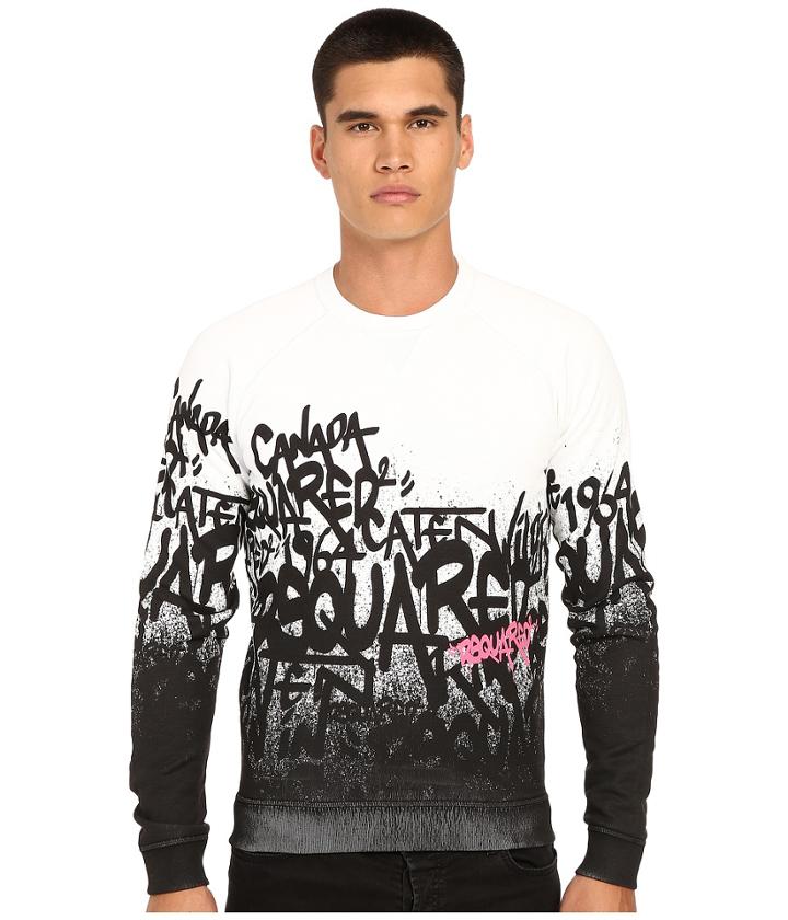 Dsquared2 - All Over Ds2 Graffiti Sweatshirt