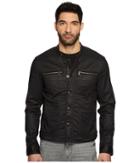 John Varvatos Star U.s.a. - Collarband Denim Style Jacket