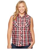 Roper - Plus Size 1038 Black, Red And White Plaid