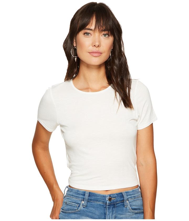 Kensie - Subtle Slub Tees Top Ks6k3516