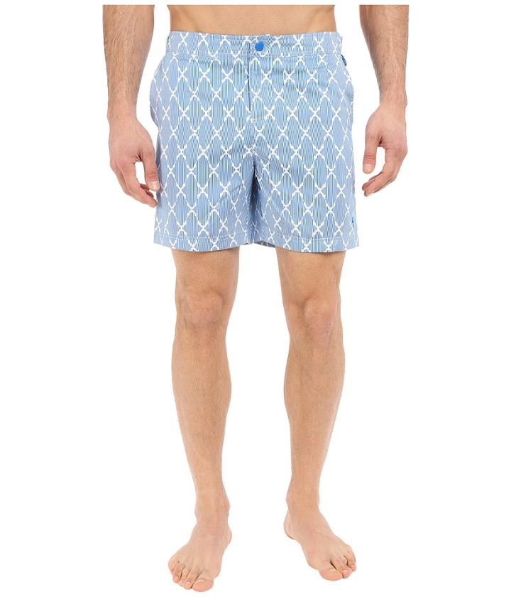 Original Penguin - Tile Print Fixed Swim Volley Fit