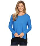 Karen Kane - Contrast Hem Sweater Top