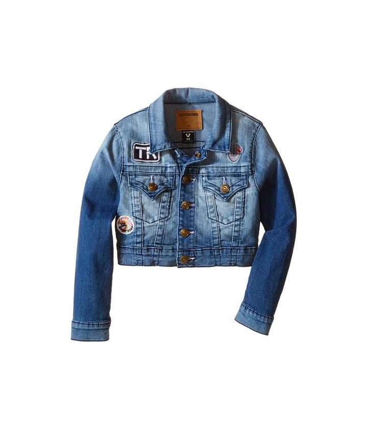 True Religion Kids - Patched Cropped Jacket