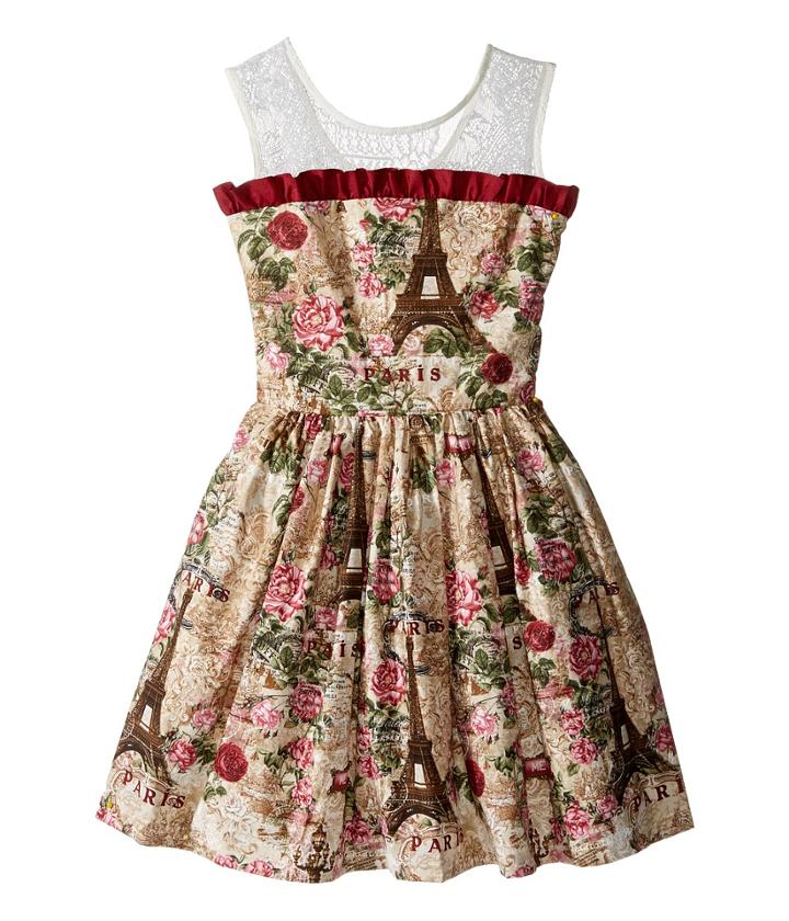 Fiveloaves Twofish - Eiffel Tower Party Dress