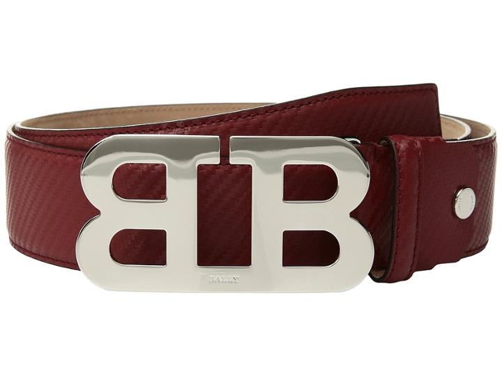 Bally - Mirror B Adjustable Carbon Leather Belt