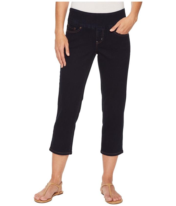 Jag Jeans - Peri Straight Pull-on Denim Crop In After Midnight